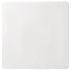 Utopia Anton Black Fine China Plateau Square Dish 23cm/9"