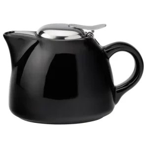 Utopia Barista Black Teapot 450ml/15oz