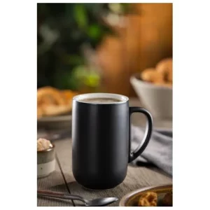 Utopia Barista Matt Black Bullet Mug 320ml/11oz