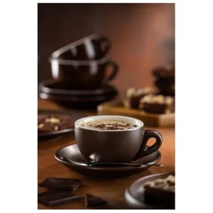 Utopia Barista Matt Brown Cappuccino Cup 200ml/7oz