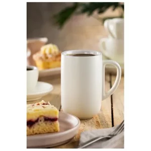 Utopia Barista Matt White Bullet Mug 320ml/11oz