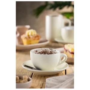 Utopia Barista Matt White Cappuccino Cup 200ml/7oz