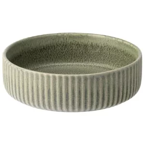 Utopia Corduroy Fern Shallow Bowl 14.5cm/5.75"