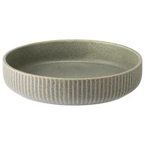 Utopia Corduroy Fern Shallow Bowl 19cm/7.5"
