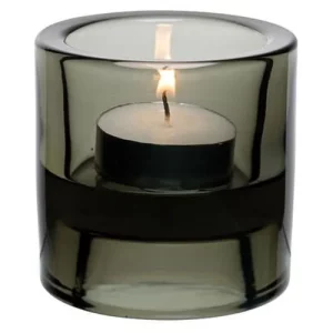 Utopia Double Ended Tealight Holder Black 7cm/2.75"