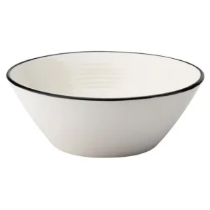 Utopia Homestead Black Conical Bowl 19.5cm/7.5"