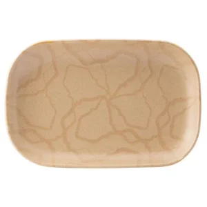 Utopia Maze Flax Rectangular Platter 25 x 17cm/9.84 x 6.69"