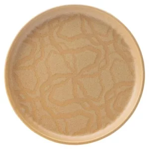 Utopia Maze Flax Walled Plate 17.5cm/7"