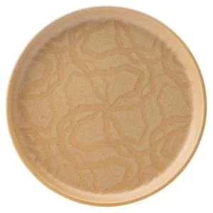 Utopia Maze Flax Walled Plate 21cm/8.25"