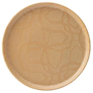 Utopia Maze Flax Walled Plate 30cm/12"