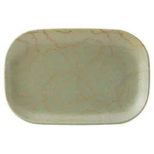 Utopia Maze Kale Rectangular Platter 25 x 17cm/9.84 x 6.69"