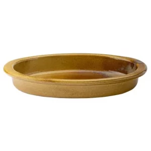 Utopia Murra Toffee Oval Eared Dish 25cm/10"