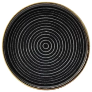 Utopia Otto Charcoal Plate 19cm/7.5"