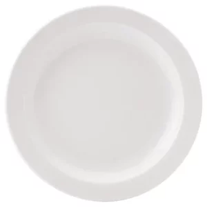 Utopia Pure White Narrow Rim Plate 20.6cm/8"