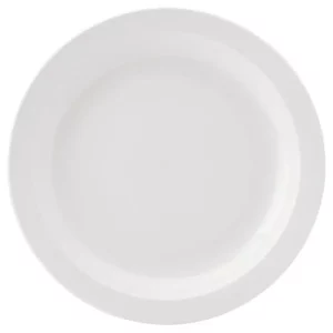Utopia Pure White Narrow Rim Plate 25.5cm/10"