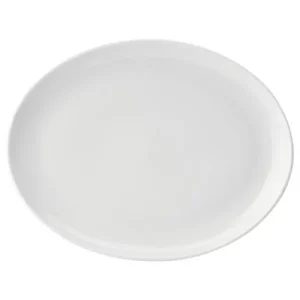 Utopia Pure White Oval Plate 36cm/14"