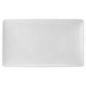 Utopia Pure White Rectangular Plate 35 x 21cm/13.75 x 8.25"