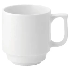 Utopia Pure White Stacking Mug 280ml/10oz