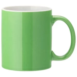 Utopia Pure White Straight-Sided Mug 340ml/12oz Green