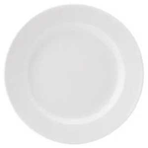 Utopia Pure White Wide Rim Plate 17cm/6.75"