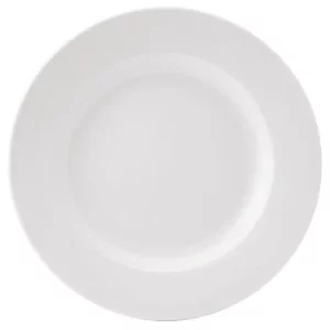 Utopia Pure White Wide Rim Plate 22cm/8.5"