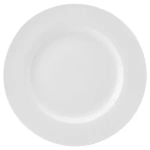 Utopia Pure White Wide Rim Plate 27cm/10.6"