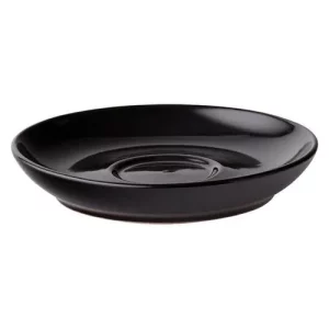 Utopia Titan Black Coupe Saucer 12cm/4.75"