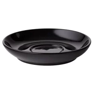 Utopia Titan Black Coupe Saucer 14cm/5.5"