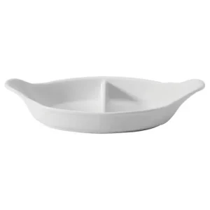 Utopia Titan Oval Eared Divided Dish 28cm/11"