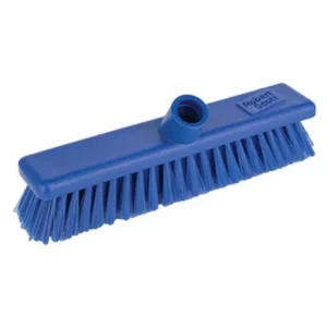 Washable Broom Head Coloured Stock 30cm Stiff - Blue