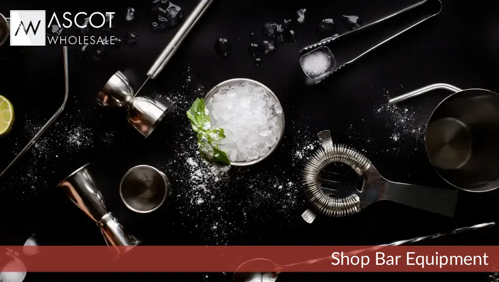Image of a selection of bar tools you need to impress your guests with cocktails