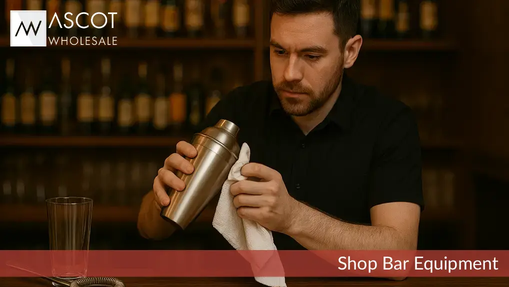 Sanitising bar tools and equipment using best practices