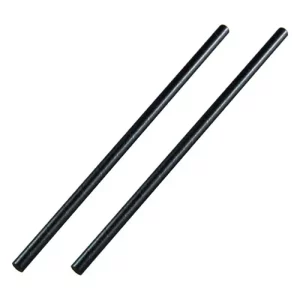 9 Inch Black Paper Straw 8mm Bore