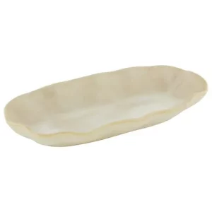 Playground Nami Oval Plate Dune 24 x 12cm/9.4 x 4.7"