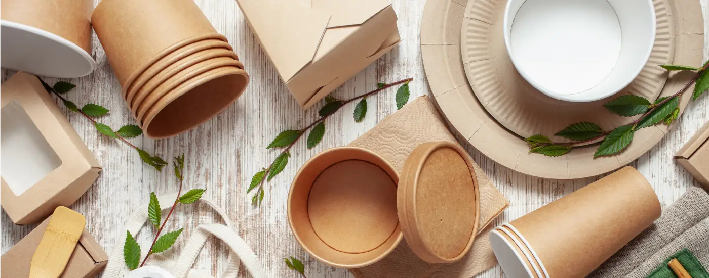 Eco sustainable tableware