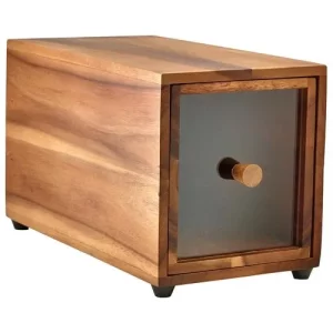 GenWare Acacia Wood Bread Box GN 1/3