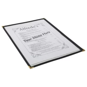 GenWare American Style Clear Menu Holder 1 Page