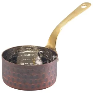 GenWare Antique Copper Mini Sauce Pan 7 x 3.75cm/2.8 x 1.5"