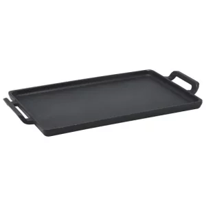 GenWare Cast Iron Rectangular Platter 25 x 15.5cm/9.8 x 6.1"