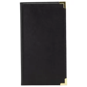 GenWare Classic Bill Presenter Black 23 x 13cm/9.1 x 5.1"