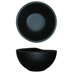GenWare Copenhagen Melamine Bowl Black 10.8 x 5.6cm/4.3 x 2.2"