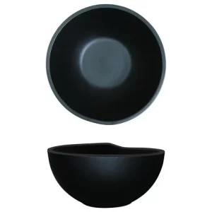 GenWare Copenhagen Melamine Bowl Black 15.5 x 7.5cm/6.1 x 3"