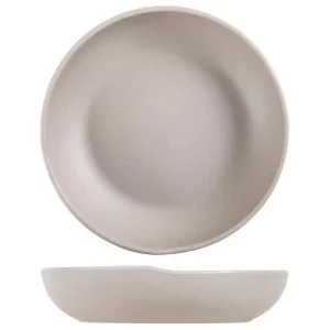 GenWare Copenhagen Melamine Coupe Bowl Sand Brown 24.5 x 5.3cm/9.6 x 2.1"