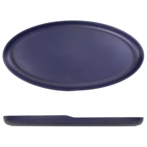 GenWare Copenhagen Oval Melamine Dish Denim Blue 47.5 x 24cm/18.7 x 9.4"