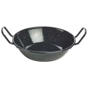 GenWare Enamel Dish Black 18cm/7.1"