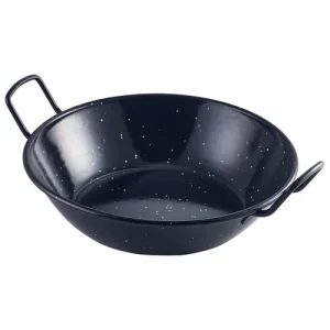 GenWare Enamel Dish Black 22cm/8.7"