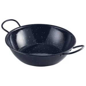 GenWare Enamel Dish Black 26cm/10.2"