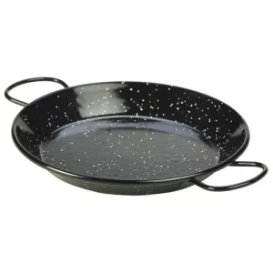 GenWare Enamel Paella Pan Black 20cm/7.9"
