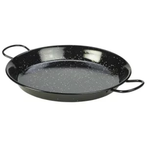 GenWare Enamel Paella Pan Black 30cm/11.8"