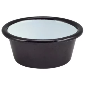 GenWare Enamel Ramekin Black 8cm/3.1" 90ml/3.2oz